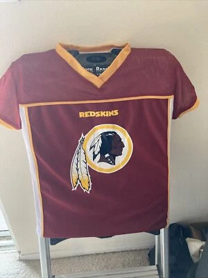 Camiseta de fútbol americano con bandera de la NFL de los Washington Redskins, reversible juvenil mediana  Foto 1 de 4