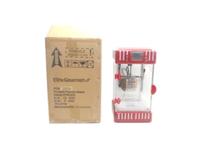 Elite Classic Tabletop Popcorn Maker Self-Stirring EPM-250 Red - Picture 1 of 7