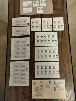 South West Africa 1983 Luderitz Blocks of 4, Full Sheets of 10, 1st Day Cover - Image 1 of 4