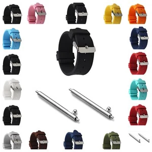 Correa de reloj de silicona Watch Strap 14 far. en 18-24mm cierre rápido - Imagen 1 de 15