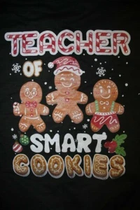 TEACHER OF SMART COOKIES - Lebkuchenmann Lehrer Sweatshirt, XL, schwarz - Bild 1 von 5