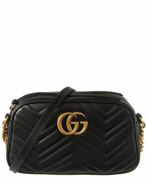 Gucci Marmont Crossbody Small Black Leather