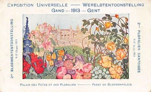 België - GENT (O. Vl.) Wereldtentoonstelling 1913 - Feest en Bloemenpaleis - Picture 1 of 2