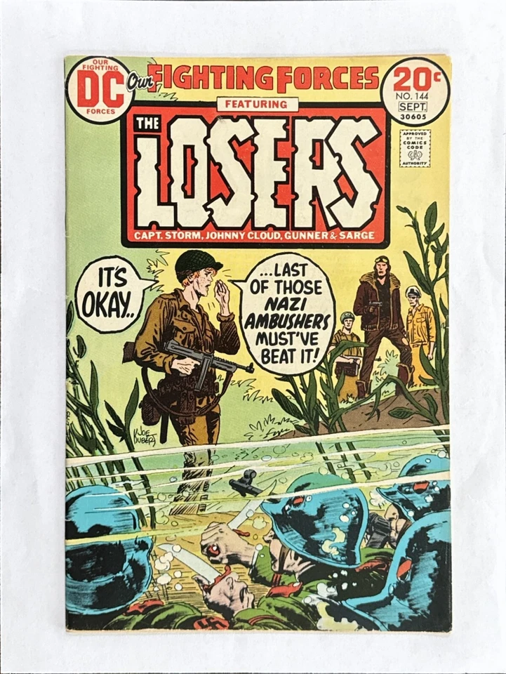 Our Fighting Forces #144: Dry Cleaned: Pressed: Bagged: Boarded! VF 8.0 - Image 1 of 4