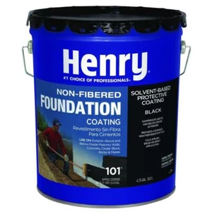 Foundation Coating 4.75 Gal. Non-Fibered Black Solvent-Base for Concrete Masonry - Picture 1 of 1