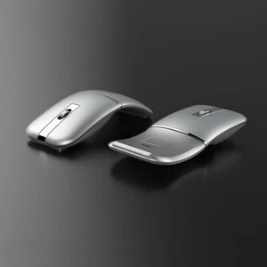 Foldable wireless bluetooth mouse ultra-thin silent mute rechargeable dual mode - Picture 1 of 2