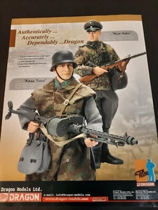 DRAGON MODELS WWII divisione polizia tedesca capo plotone ~ rivista STAMPA ANNUNCIO - Foto 1 di 1