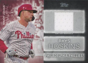 RHYS HOSKINS 2020 Topps Series 2 MAJOR LEAGUE MATERIAL RELIC BLACK 157/199 - Picture 1 of 1