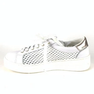 Steven Womens Napa Fashion Sneakers Shoes White Low Top Leather Mesh 9.5 M New - Picture 1 of 9