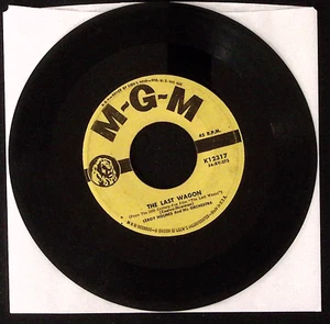 LEROY HOLMES THE LAST WAGON/WHEN THE WHITE LILACS BLOOM AGAIN VYNL 45 VG 45-175 - Picture 1 of 2