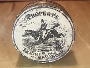 properts leather and saddle soap tin - Picture 1 of 7