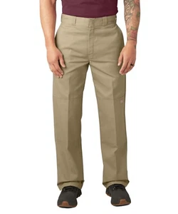 Dickies Men’s Loose Fit Double Knee Work Pants in Khaki D85283KHK - Picture 1 of 3