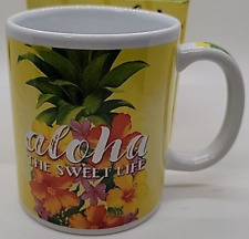 ABC Hawaiian Islands Ceramic Coffee Cup Mug - Aloha The Sweet Life