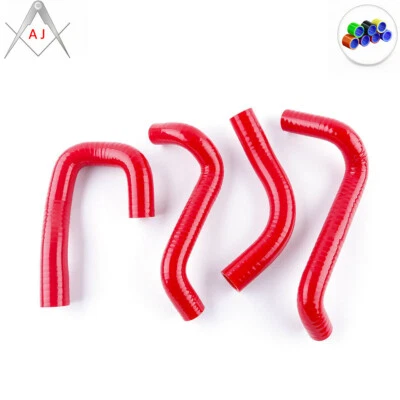 Kit de mangueras de radiador de silicona rojas para Kawasaki Ninja 500R EX500 GPZ500S 1994-2009 Foto 1 de 4