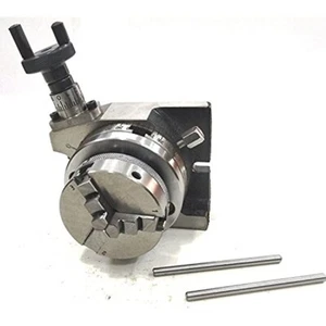 3 ZOLL DREHTISCH & 3-BACKEN SELBSTZENTRIERENDES 50 MM SPARNFUTTER, RÜCKPLATTE, BEFESTIGUNGSSCHRAUBEN - Bild 1 von 6
