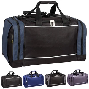Mens Travel Gym & Sport Duffle Bags by MIG - WORK LEISURE TRAVEL HOLDALL BAG - Picture 1 of 17