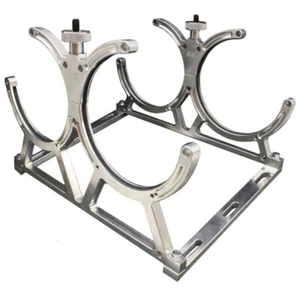 Nitrous Express Billet Bracket for Dual 10 Or 15lb N2O Bottle Incl Floor Mounts - Picture 1 of 1