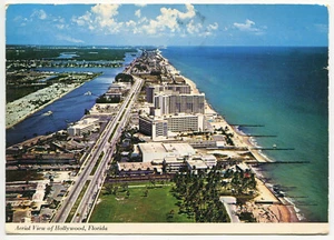 Continental Postcard - Hollywood, Florida - Aerial View (1979) - Picture 1 of 2