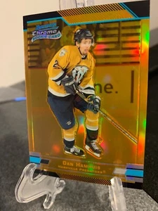 Dan Hamhuis 2003-04 Bowman Chrome Gold # 50/50 Refractor #118 Nashville Predator - Picture 1 of 3