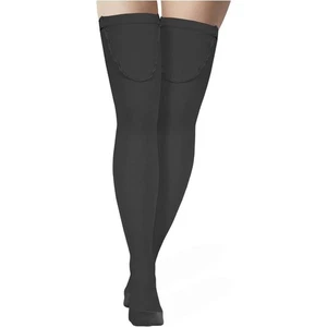 Dr. Comfort Anti-Embolism Thigh-High, Short, Silicone Band, CT, 18mmHg (Size: MS - Picture 1 of 3