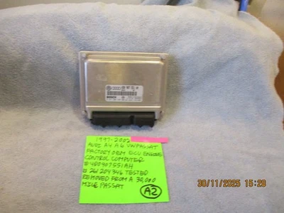 1997-2002 AUDI A4 A6 PASSAT OEM ECM ENGINE CONTROL COMPUTER TESTED # 261204346 - Image 1 of 4