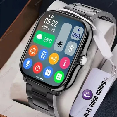 New Smart Watch 2.01 Inch HD Display Motion Message Preview Sport Modes Gift - Image 1 of 4