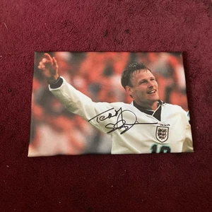 TEDDY SHERINGHAM - TOTTENHAM / MAN UTD / ENGLAND - signierte Leinwand - 300x205 (ca.) - Bild 1 von 2