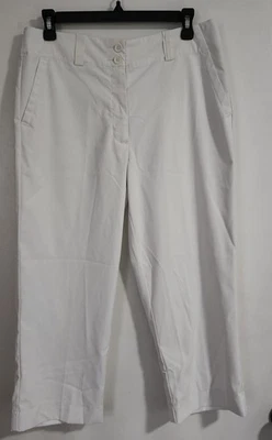 Pantalones de golf Nike para mujer talla M blancos recortados Foto 1 de 4