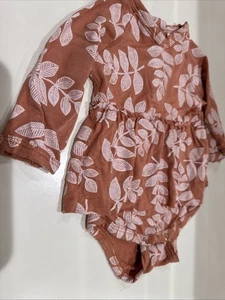 Spearmint Love Baby Mädchen Größe 3-6 Monate Langarm Orange Langarm Strampler - Bild 1 von 5