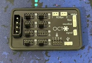 Aquacomputer OCTO Fan Controller for PWM Fans - Afbeelding 1 van 2