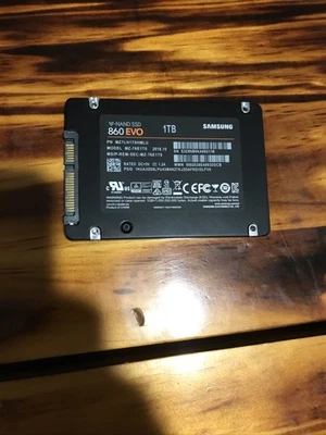 Samsung 860 EVO Series 2.5" 1TB SATA III SSD MZ-76E1T0 ~98% Health - Image 1 of 2