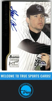 2002 Bowman #BA-GA Garrett Atkins Autographs - Image 1 of 2