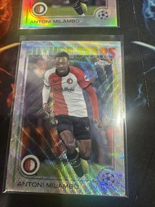 2024-25 Topps Chrome UEFA #126 Antoni Milambo Wave Refractor/ref Lot Of 2 - Bild 1 von 3
