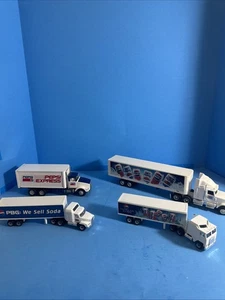 Pepsi Semi Truck Lot Matchbox, Ertl, Winross Trucks Diecast Pepsi Soda (TC) - Bild 1 von 14