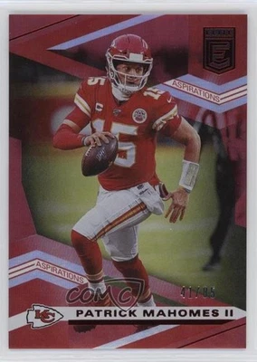 2020 Panini Donruss Elite Aspirations /85 Patrick Mahomes II #1 - Image 1 of 2