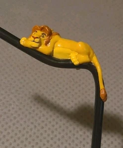 The Lion King Adult Simba Sipper Straw Black Collectible 1998 Vintage - Picture 1 of 3