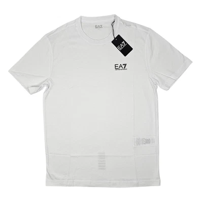 Camiseta de algodón blanca Emporio Armani EA7 para hombre talla S Foto 1 de 4