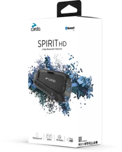 Cardo Spirit HD Motorcycle Bluetooth Communication Headset - Black, Single Pack - Imagen 1 de 5