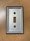 One Gang Wallplate Stainless Satin