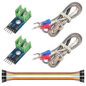 2PCS DC 3-5V MAX6675 Module +K Thermocouple Temperature Sensor with Cable Cord - Picture 1 of 6