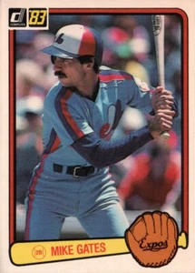 1983 Donruss Baseball #114 - Mike Gates RC - Montreal Expos 83-214 - Bild 1 von 2