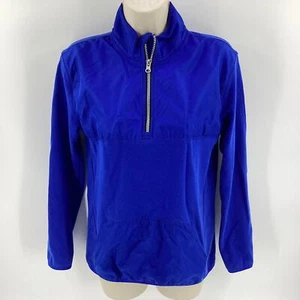 Gap Fit Youth Girl’s 1/4 Zip Pullover Royal Blue Size 2XL Cotton Blend 904 - Picture 1 of 10
