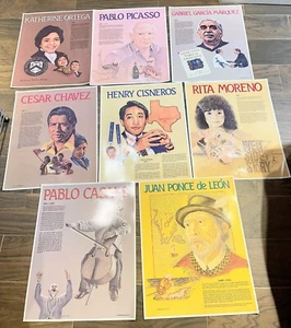 Poster classe storia ispanica spagnola 1989 conoscenza illimitata lotto 17x22/7 - Foto 1 di 9
