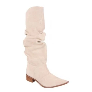 Chinese Laundry Winner Split Suede High Boots Dress Shoes stone beige - Bild 1 von 8