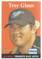 2007 Topps Heritage Baseball #422 Troy Glaus Toronto Blue Jays