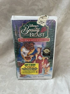 Disney's Beauty & The Beast The Enchanted Christmas (VHS, 1997) 12195 NEW SEALED - Imagen 1 de 2