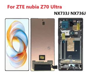 OLED For ZTE nubia Z70 Ultra LCD Display Touch Screen Digitizer Assembly W/Frame - Picture 1 of 2