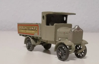 Matchbox Yesteryear No 6 "Osram Lamps " A.E.C 1916-1921 ohne OVP England Vintage - Bild 1 von 4