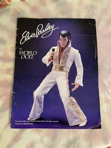 ELVIS PRESLEY SUPERGOLD 1984 21" VINILO MUÑECA MUNDIAL PRODUCTO FOLLETO SOLAMENTE - Imagen 1 de 5