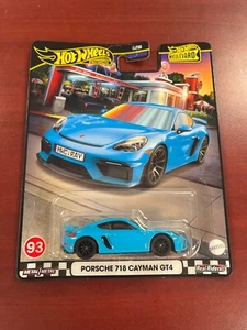 Hot Wheels Premium Boulevard Porsche 718 Cayman GT4 #93 A93 2024 - Imagen 1 de 2